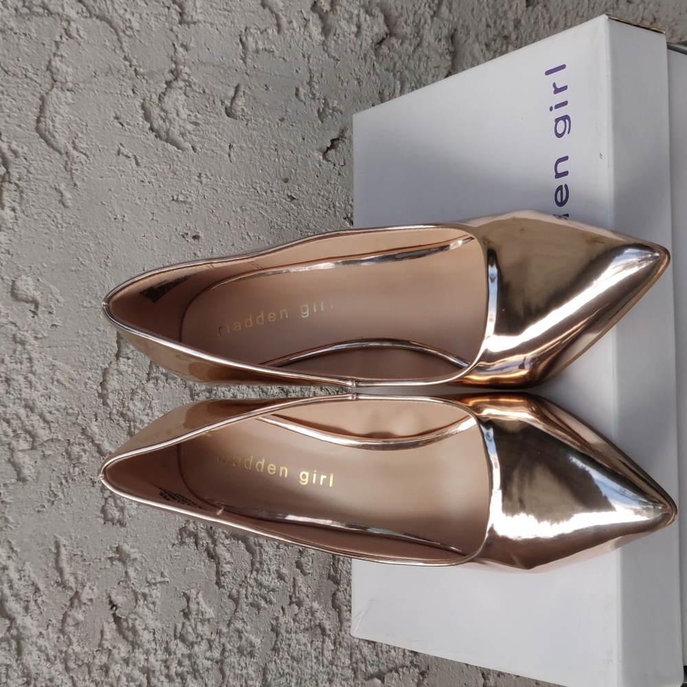 Maden girl panelope women shoes color rose gold size 6 , 7.5 - Picture 7 of 9